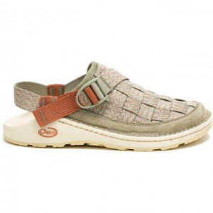 Beige Chaco Canyon Woven Men Clogs | 98726-TVRA | Usa