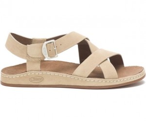 Beige Chaco Wayfarer Women Sandals | 07863-GZVS | Usa