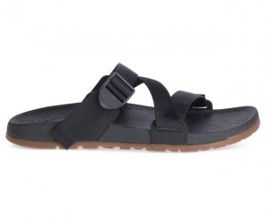 Black Chaco Lowdown Men Slide | 95612-NLFR | Usa