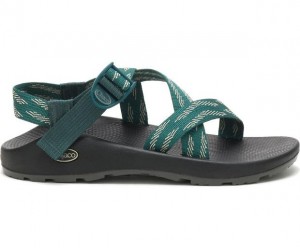 Black Green Chaco Z/1 Classic Men Sandals | 16329-OWSK | Usa