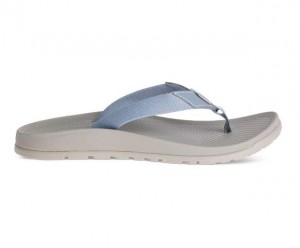 Blue White Chaco Lowdown Women Flip Flops | 79682-PAIZ | Usa