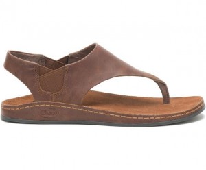 Brown Chaco Wayfarer Post Women Sandals | 26139-JGZH | Usa