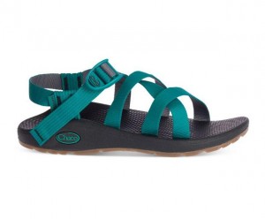 Green Black Chaco Banded Z/Cloud Women Sandals | 54106-PGOF | Usa