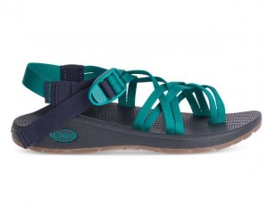 Green Black Chaco Z/Cloud X2 Women Sandals | 26149-AVGF | Usa