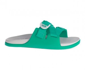 Green Chaco Chillos Kids' Slide | 37921-DLCY | Usa