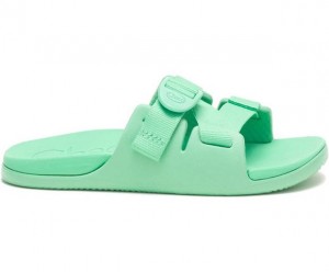 Green Chaco Chillos Kids' Slide | 97061-BAQL | Usa