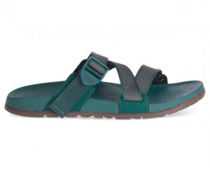 Green Chaco Lowdown Men Slide | 79056-COIE | Usa