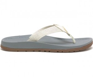 Grey Chaco Lowdown Women Flip Flops | 82357-CSML | Usa