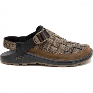 Khaki Chaco Canyon Woven Men Clogs | 37146-FWVJ | Usa