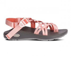 Pink White Chaco Z/Cloud X2 Women Sandals | 51296-OQKU | Usa