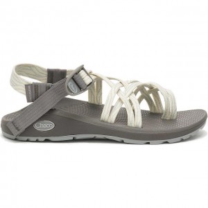 White Chaco ZX/2 Cloud Dual Adjustable Straps Cushioned Women Sandals | 30164-WCOJ | Usa