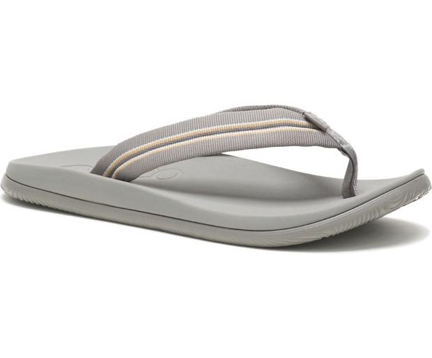 Beige Chaco Chillos Men Flip Flops | 19687-NROG | Usa