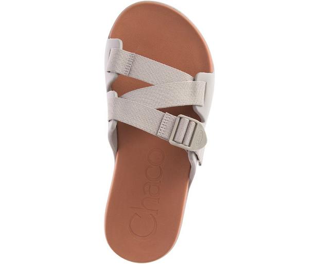 Beige Chaco Chillos Men Slide | 37901-EKLF | Usa