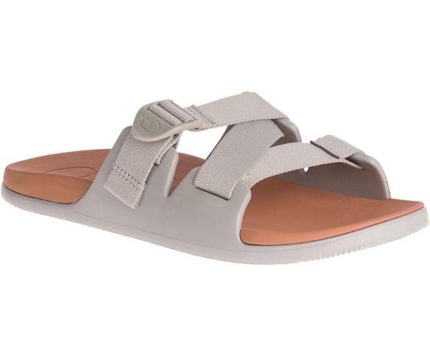 Beige Chaco Chillos Men Slide | 37901-EKLF | Usa