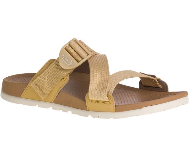 Beige Chaco Lowdown Women Slide | 64150-PEBX | Usa