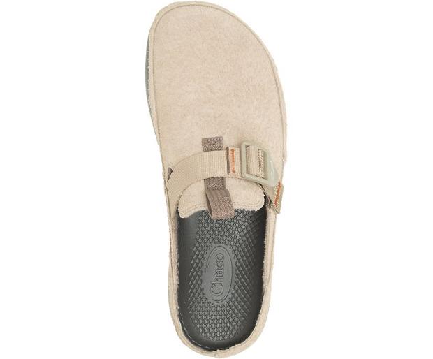 Beige Chaco Paonia Men Clogs | 48217-FMGZ | Usa