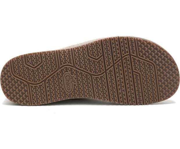 Beige Chaco Paonia Men Slipper | 42690-MDEA | Usa