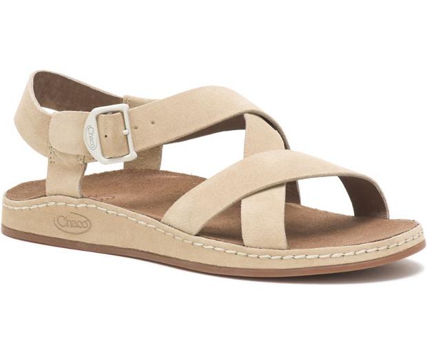 Beige Chaco Wayfarer Women Sandals | 07863-GZVS | Usa