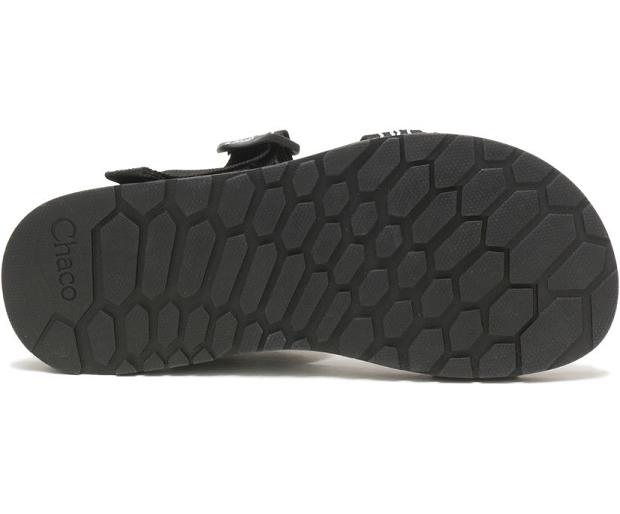 Black/White Chaco Lowdown Men Sandals | 18270-EPUG | Usa