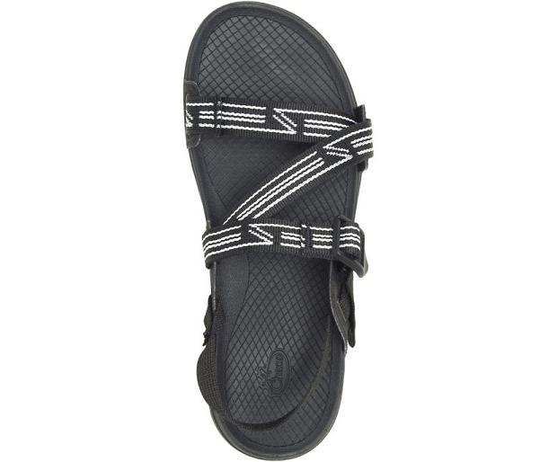 Black/White Chaco Lowdown Women Sandals | 30279-BAOX | Usa