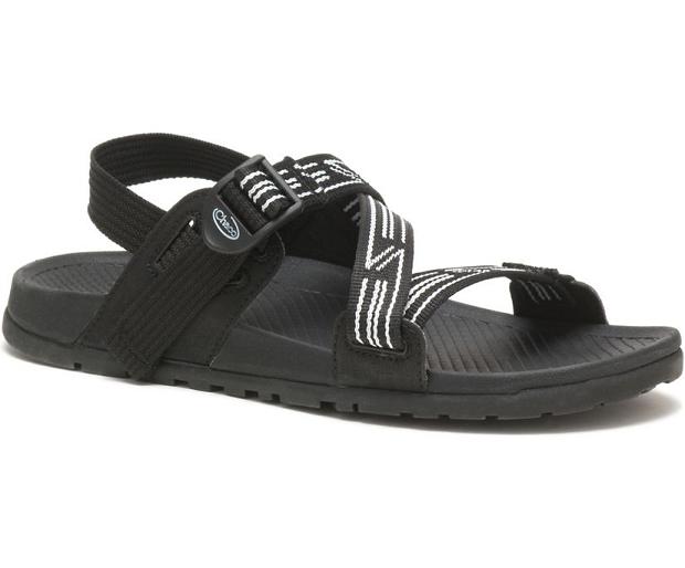 Black/White Chaco Lowdown Women Sandals | 30279-BAOX | Usa