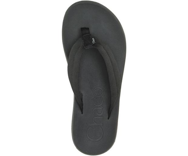 Black Chaco Chillos Men Flip Flops | 08239-SHBT | Usa