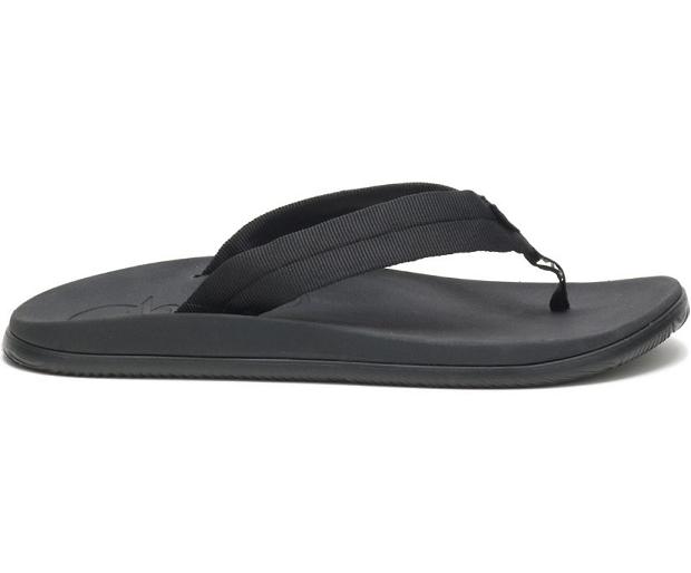 Black Chaco Chillos Men Flip Flops | 08239-SHBT | Usa