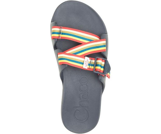 Black Chaco Chillos Men Slide | 30648-ANLE | Usa