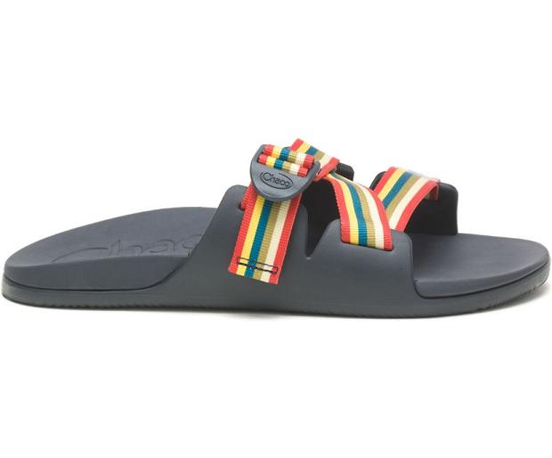 Black Chaco Chillos Men Slide | 30648-ANLE | Usa