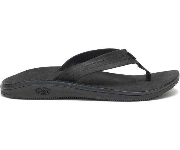 Black Chaco Classic Men Flip Flops | 76312-EKYS | Usa