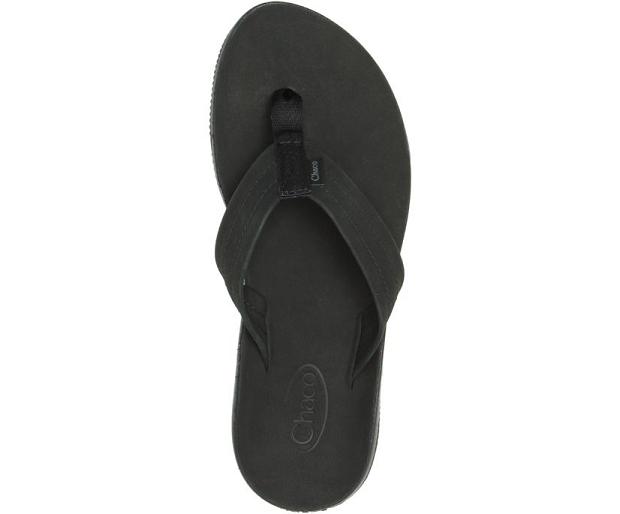 Black Chaco Classic Women Flip Flops | 06523-RLFZ | Usa