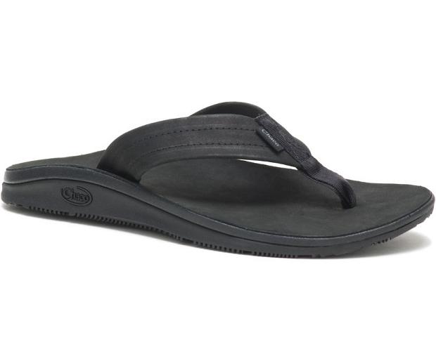 Black Chaco Classic Women Flip Flops | 06523-RLFZ | Usa