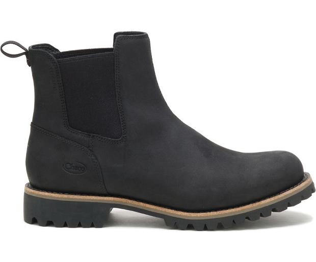 Black Chaco Fields Chelsea Men Boots | 32897-JRMF | Usa