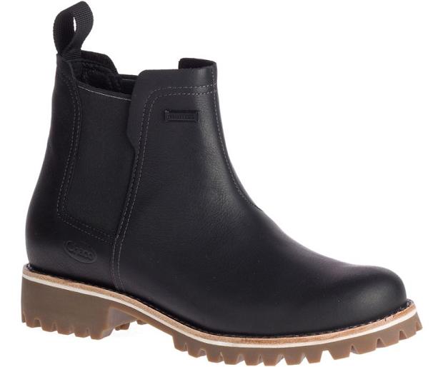 Black Chaco Fields Chelsea Women Boots | 10567-BWYL | Usa