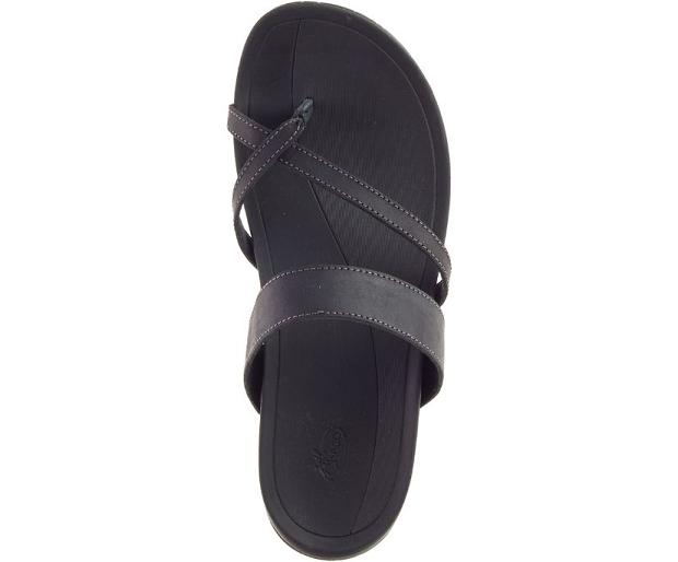 Black Chaco Lost Coast Women Flip Flops | 05641-NAWE | Usa