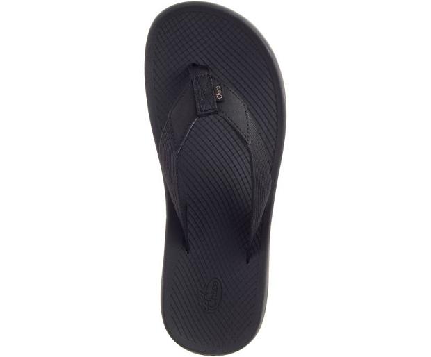 Black Chaco Lowdown Men Flip Flops | 41623-NOGY | Usa