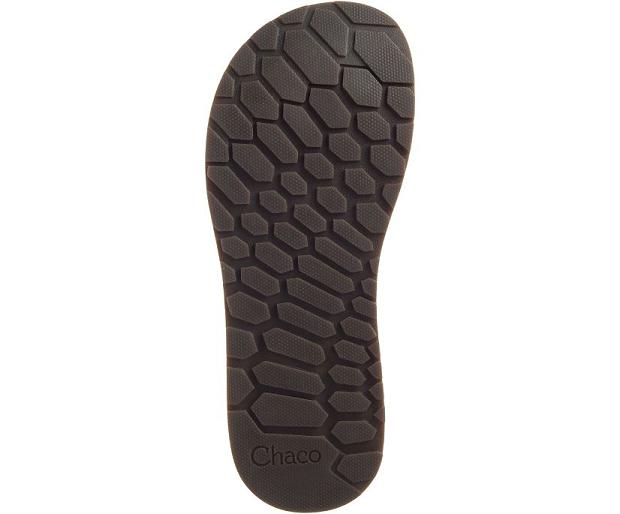 Black Chaco Lowdown Men Flip Flops | 41623-NOGY | Usa