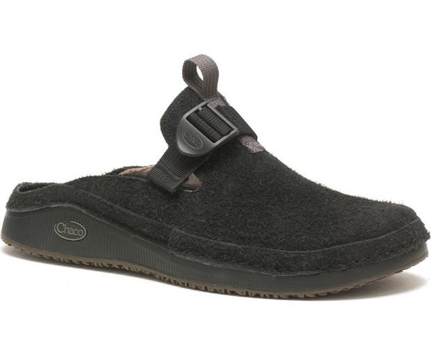 Black Chaco Paonia Men Clogs | 06347-CKPN | Usa