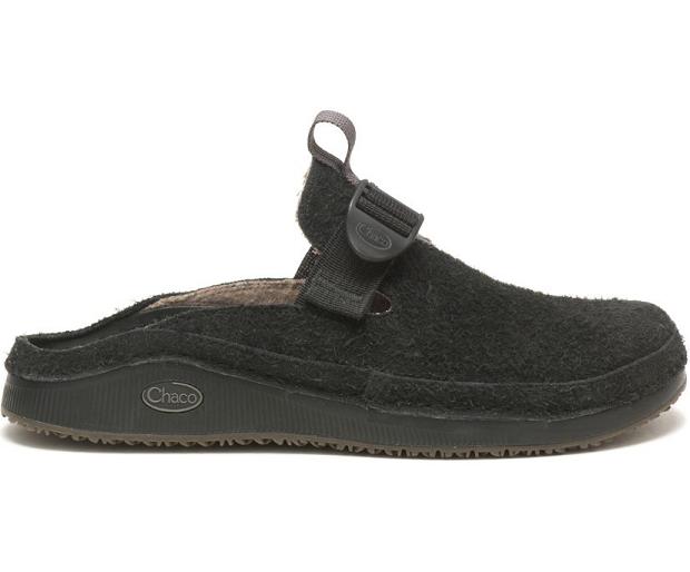 Black Chaco Paonia Men Clogs | 06347-CKPN | Usa