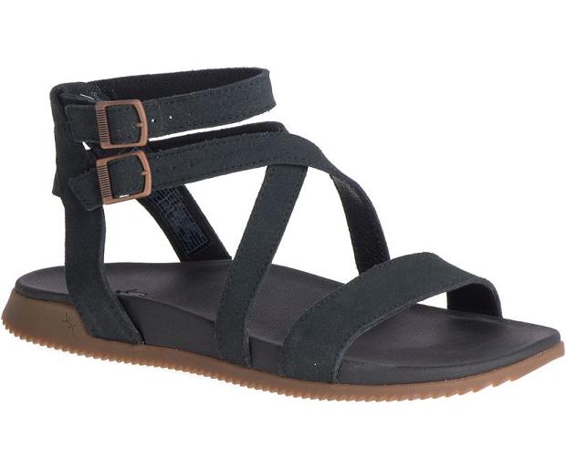 Black Chaco Rose Women Sandals | 20654-OVZE | Usa