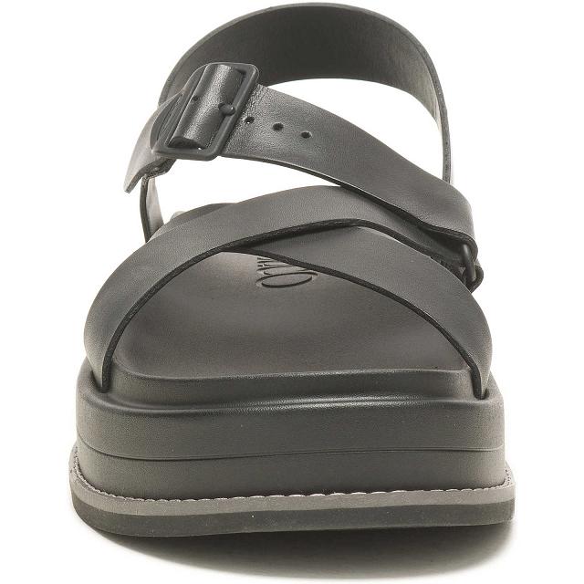 Black Chaco Townes Midform Women Sandals | 69521-CSXH | Usa