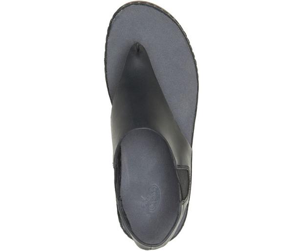 Black Chaco Wayfarer Post Women Sandals | 27589-CXRG | Usa