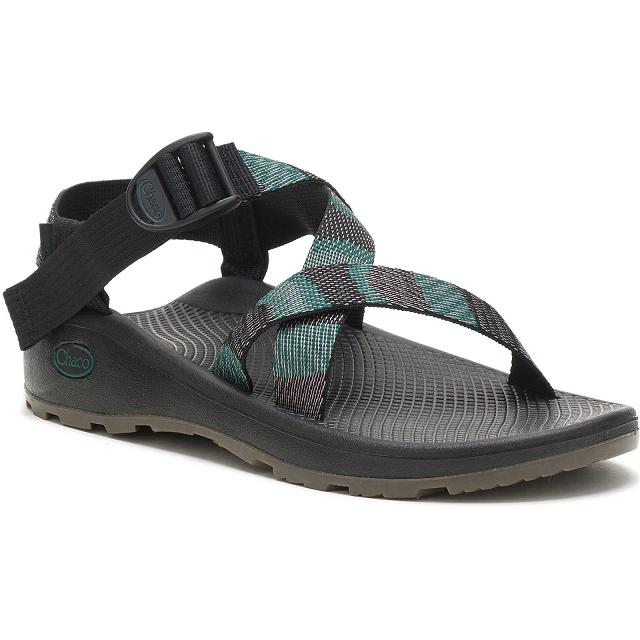 Black Chaco Z/Cloud Adjustable Strap Cushioned Men Sandals | 84263-DYQK | Usa