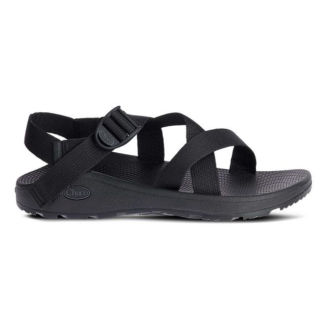 Black Chaco Z/Cloud Adjustable Strap Cushioned Men Sandals | 92561-XDUI | Usa