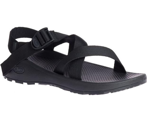 Black Chaco Z/Cloud Men Sandals | 75360-BECT | Usa