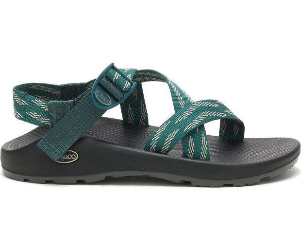 Black Green Chaco Z/1 Classic Men Sandals | 16329-OWSK | Usa