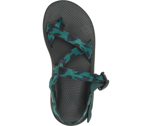 Black Green Chaco Z/2 Classic Men Sandals | 83120-PJBF | Usa