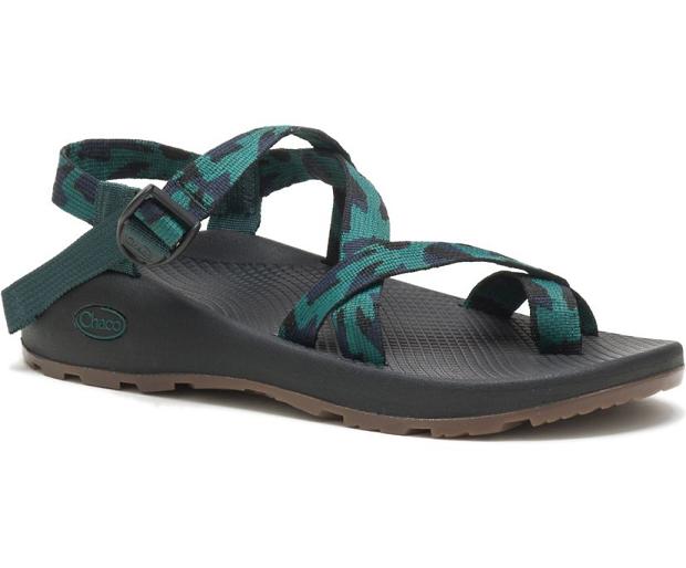 Black Green Chaco Z/2 Classic Men Sandals | 83120-PJBF | Usa