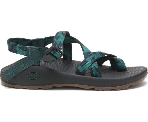 Black Green Chaco Z/2 Classic Men Sandals | 83120-PJBF | Usa