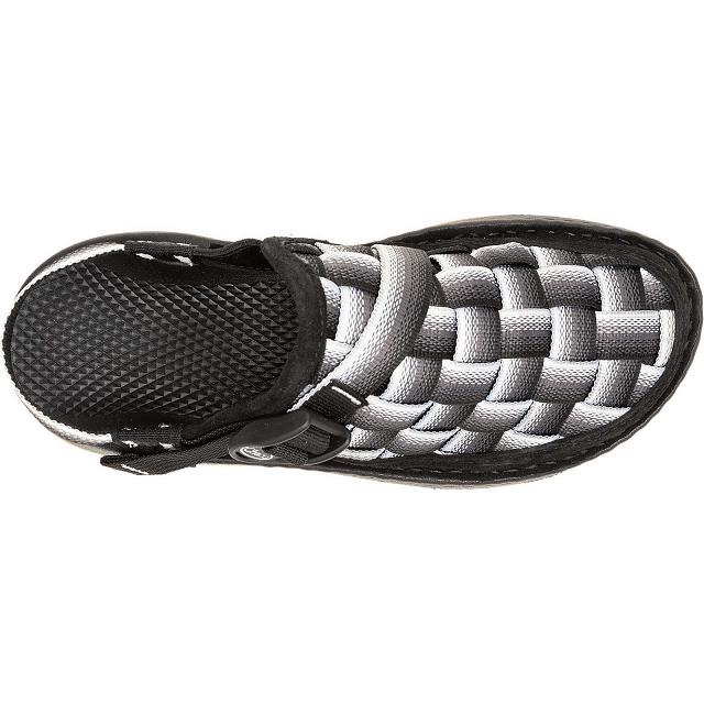 Black White Chaco Canyon Woven Women Clogs | 70584-DYPC | Usa